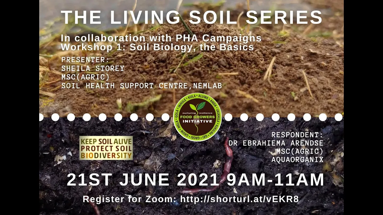 CTTFGI The Living Soil Series Workshop 1 The basics of Soil Biology
