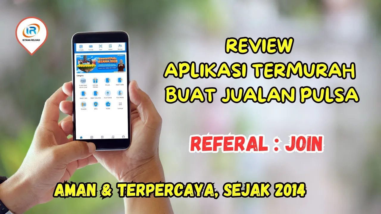 IstanaReload #Pulsamurah #AplikasiPulsa Mulai 03 Mei 2020 Aplikasinya Istana Reload Update Versi Ter. 