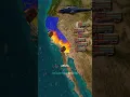 Download Lagu A devastating fire is tearing through the city of Los Angeles in California. #california #losangeles