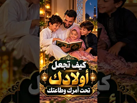 كيف تجعل أولادك تحت أمرك وطاعتك ❤️