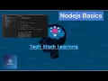Node js Section 6 Nodejs Basics NodeJS Beginners Simple Tutorials Easy Learning