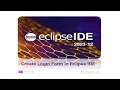 Create Login Form in Eclipse IDE using WindowBuilder