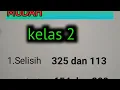 Download Lagu CARA MENYELESAIKAN SELISIH BILANGAN MATERI KELAS 2