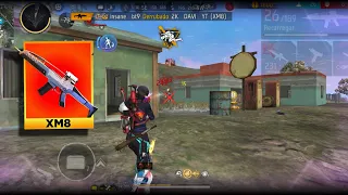 BRUTINHO SOLO VS SQUAD COM 2 XM8 NO FREE FIRE *deu nisso*