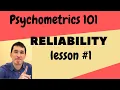 EP 447 Psychometrics for IDIOTS RELIABILITY made really easy to understand Psychometrics