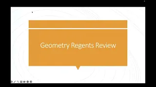Geometry Regents Review 2026 Must-Know Questions Exam Strategies Part 1