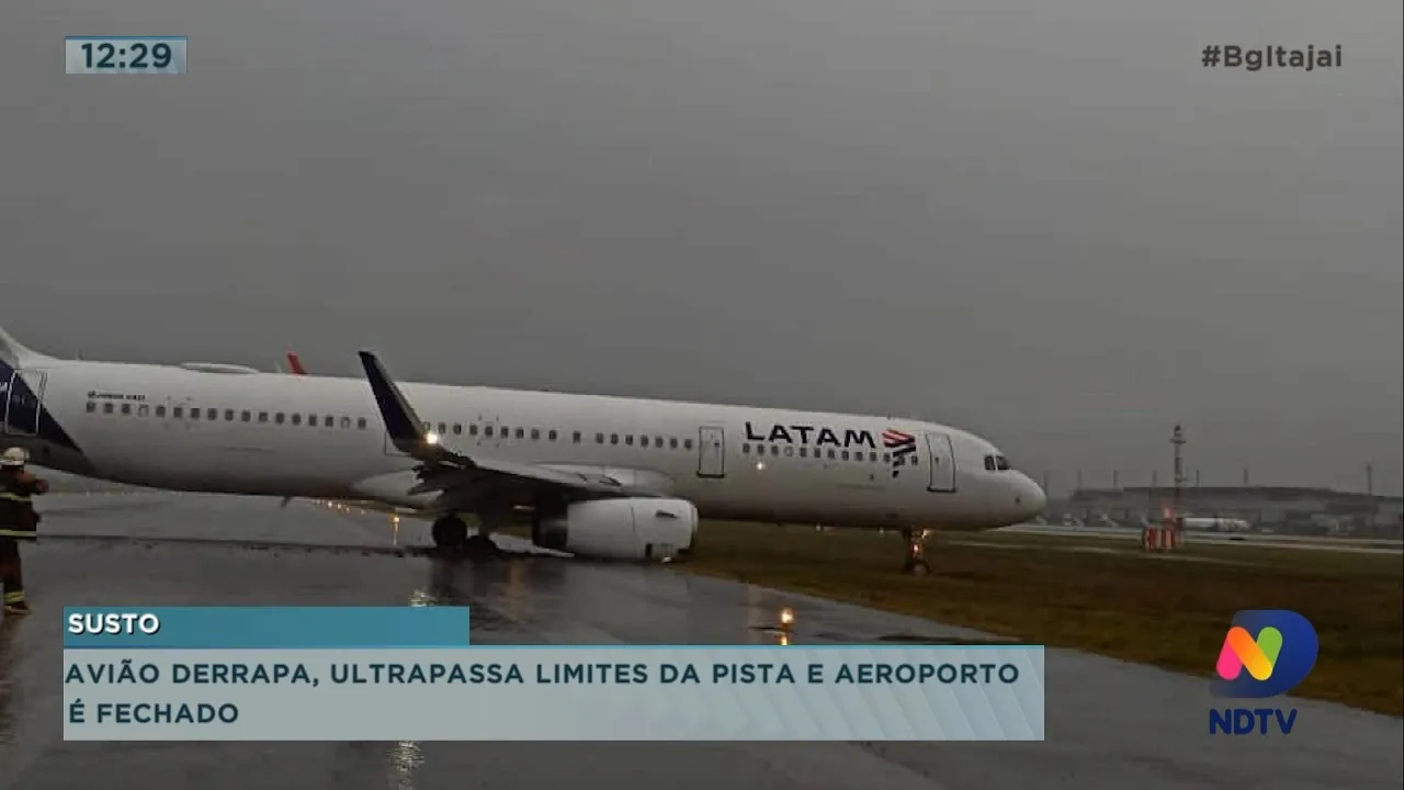 Acidente no aeroporto em Floripa, e canal de acesso aos portos , e acidente grave na contorno sul