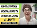 Words Ending in the Common Endings al and el