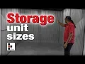 What Size Do You Need Storage Unit Sizes