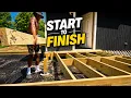 24 Year Old Builds Deck Solo In 20 Minutes With No Experience