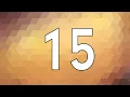 15 Second Countdown Timer Brown Geometric Background