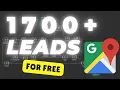 Automated Lead Generation 1700 Leads with n8n Google Places API No Code