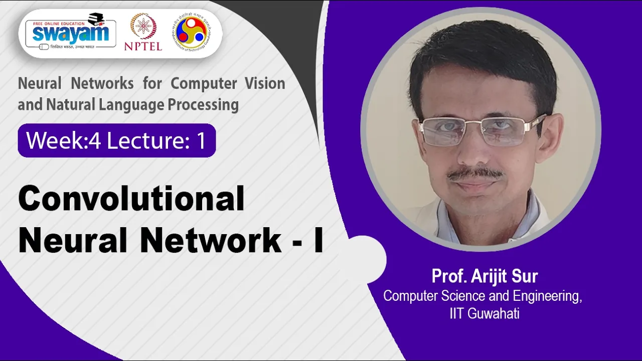 Lec-14: Convolutional Neural Network - I