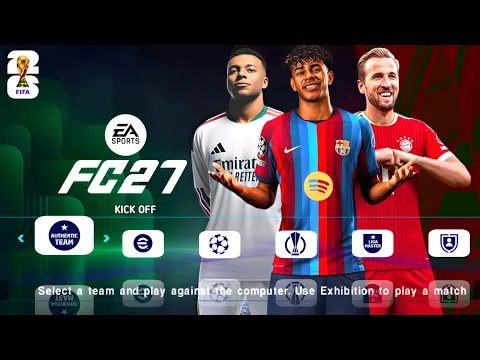 تحميل EA FC 27 PPSSPP للاندرويد من ميديا فاير 1 Video