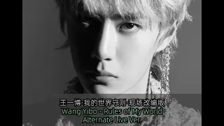 Download Wang Yibo - Rules of My World - Alternate Extended Live Ver. - English lyrics with Chinese/Pinyin MP3