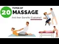 20 Common Massage Types and Their Benefits Explained