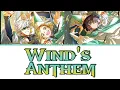 Witch Hat Atelier Full Opening Lyrics | Wind's Anthem [JP/ROM/EN] | Eve (feat. suis From Yorushika)