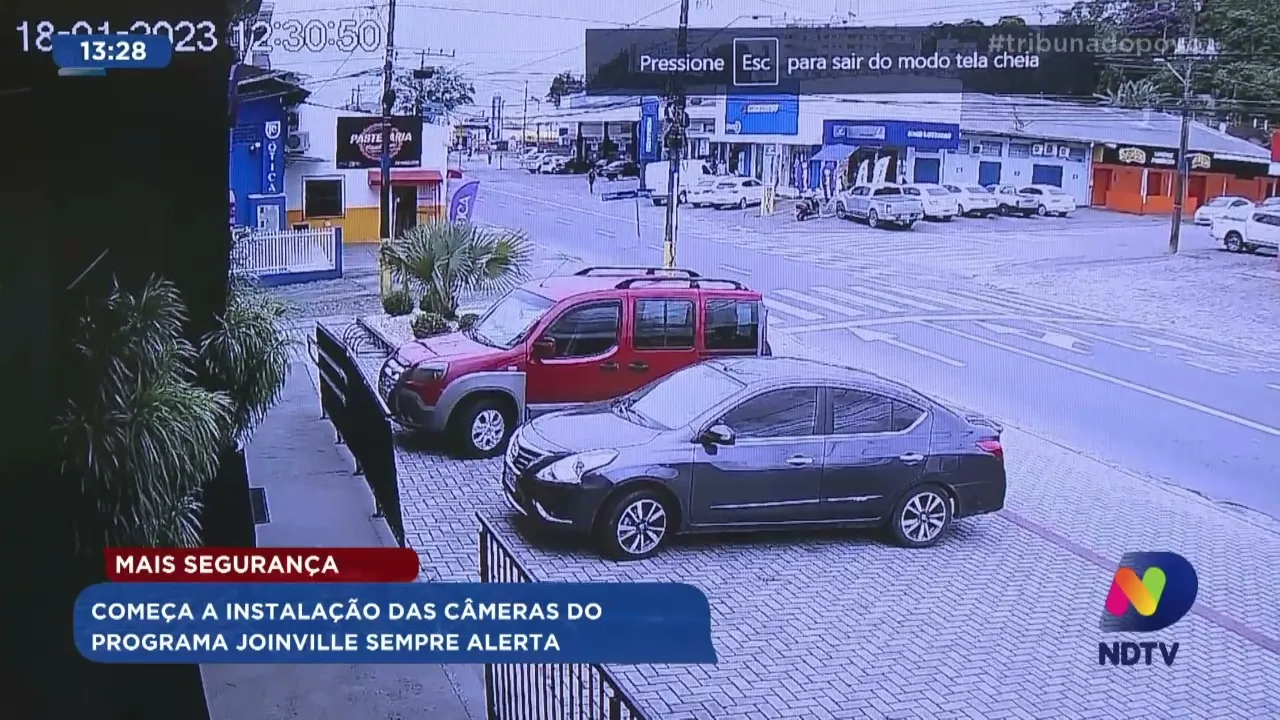 Mais Segurança começa a instalação das câmeras do programa Joinville Sempre Alerta