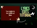 Trending Edit with rain drops and Heat Wave Tutorial