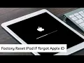 iPad OS16 How To Factory Reset iPad iF Forgot Apple-iD Password - Erase iPad Without Computer