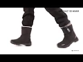 Quechua Arpenaz 100 Warm Children s Snow Boots Black