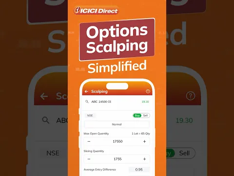 How Options Scalping Works With Execution Algos | ICICI Direct