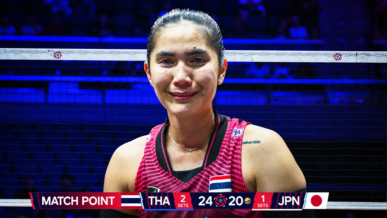 One of the Greatest Wins in Thailand Volleyball History !!!