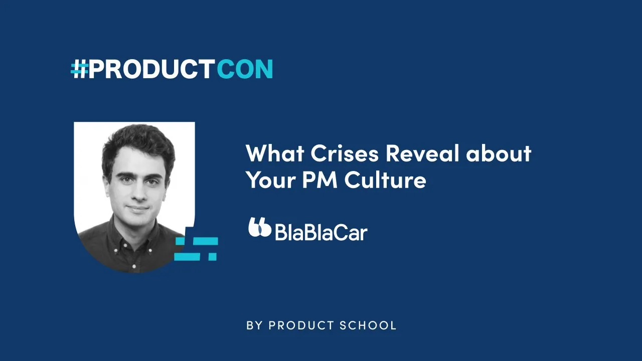 What Crises Reveal about Your PM - YouTube thumbnail