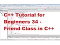 C Tutorial for Beginners 34 - Friend Class in C