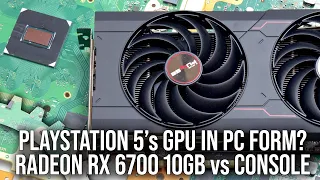 The PS5 GPU in PC Form Radeon RX 6700 In-Depth - Console Equivalent PC Performance