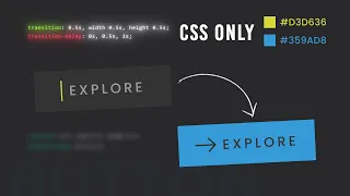 CSS Animated Explore Button Hover Effects Html CSS Only