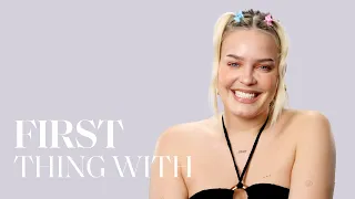 Download Anne-Marie Talks Embarassing Stage Malfunctions \u0026 Bestie Ed Sheeran | First Thing With | ELLE MP3