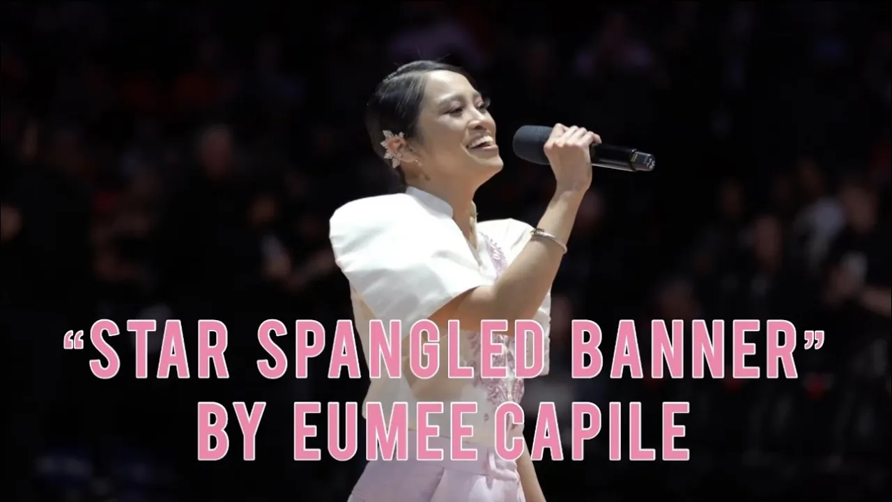03/18/2023 EUMEE CAPILE SINGING STAR SPANGLED BANNER @ CHICAGO BULLS VS. MIAMI HEAT 03/18/2023 EUMEE CAPILE SINGING STAR SPANGLED BANNER @ CHICAGO BULLS VS. MIAMI HEAT