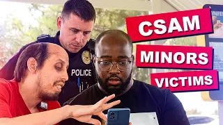 Crusty Man Rat Looking Pred Shows Cops His Cp Stash!