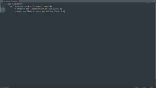 Leetcode 349 Intersection of Two Arrays in Python Python Leetcode Python Coding Tutorial ASMR