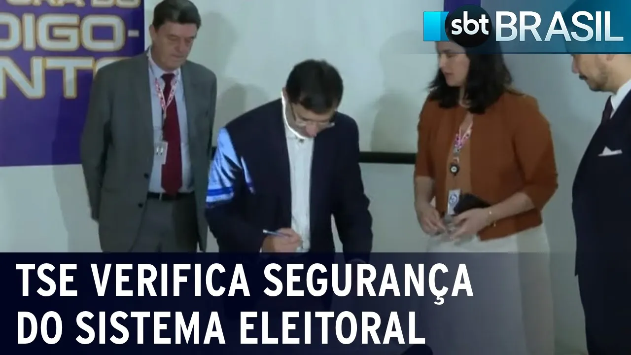 TSE verifica segurança do sistema eleitoral | SBT Brasil (29/10/22)