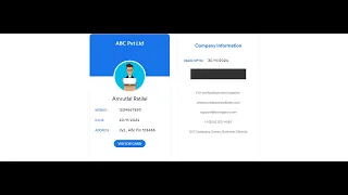Generate Visitor ID Cards web application Backoffice ID Card Generator