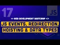 17 JavaScript Fundamentals Understanding Events Redirection Hoisting and Data Types