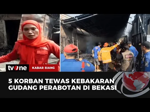 Gudang Perabotan di Jatikramat Terbakar, 5 Orang Tewas