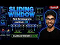 Sliding Window Leetcode 438 Find All Anagrams in a String Telugu Python DSA Series
