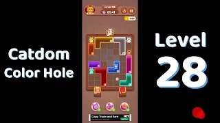 Catdom Color Hole Level 28 Screenshot