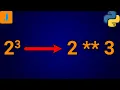 How To Do Exponents In Python