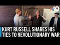 Kurt Russell honors his family ties to the Revolutionary War in Massachusetts