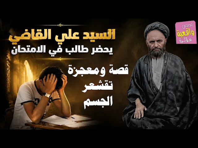 ⁣قصة ومعجزة السيد علي القاضي عندما حضر طالب مدرسة اثناء الامتحان
