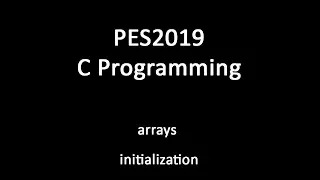 C Programming - arrays