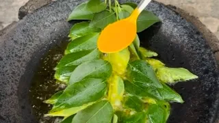 तेल में कड़ी पता डाल कर उसपे हल्दी डालकर किया उपयोग | Latest Kitchen Tips And Tricks
