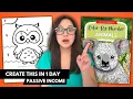 Create a Coloring Activity Book for Kids on Canva Color By Number Books