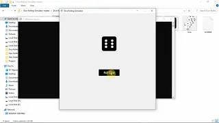 Dice Rolling Simulator Desktop App Development