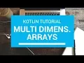 Kotlin Tutorial - Chapter 26 Kotlin Multi dimensional Array
