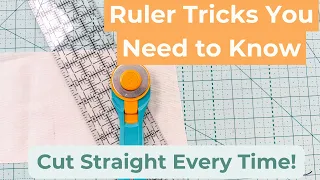 How to Cut Straight Lines with a Quilting Ruler